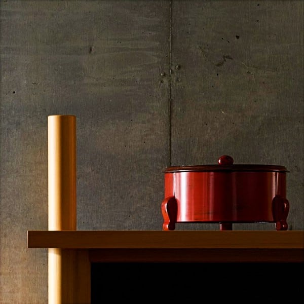 Objet en laque negoro nuri par Koichi Kosaka