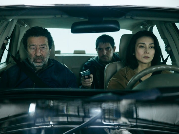 Extrait de La Voie du serpent de Kiyoshi Kurosawa : personnages en voiture