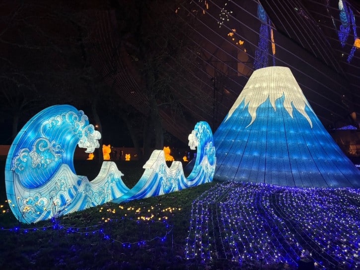 Le Japon en Lumières au Jardin d’Acclimatation : Fuji-san