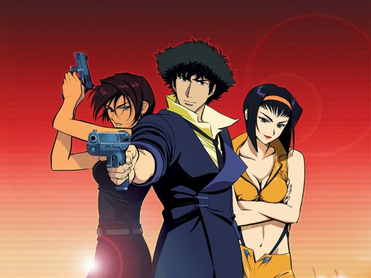 Extrait de l'affiche de Cowboy Bebop, le film